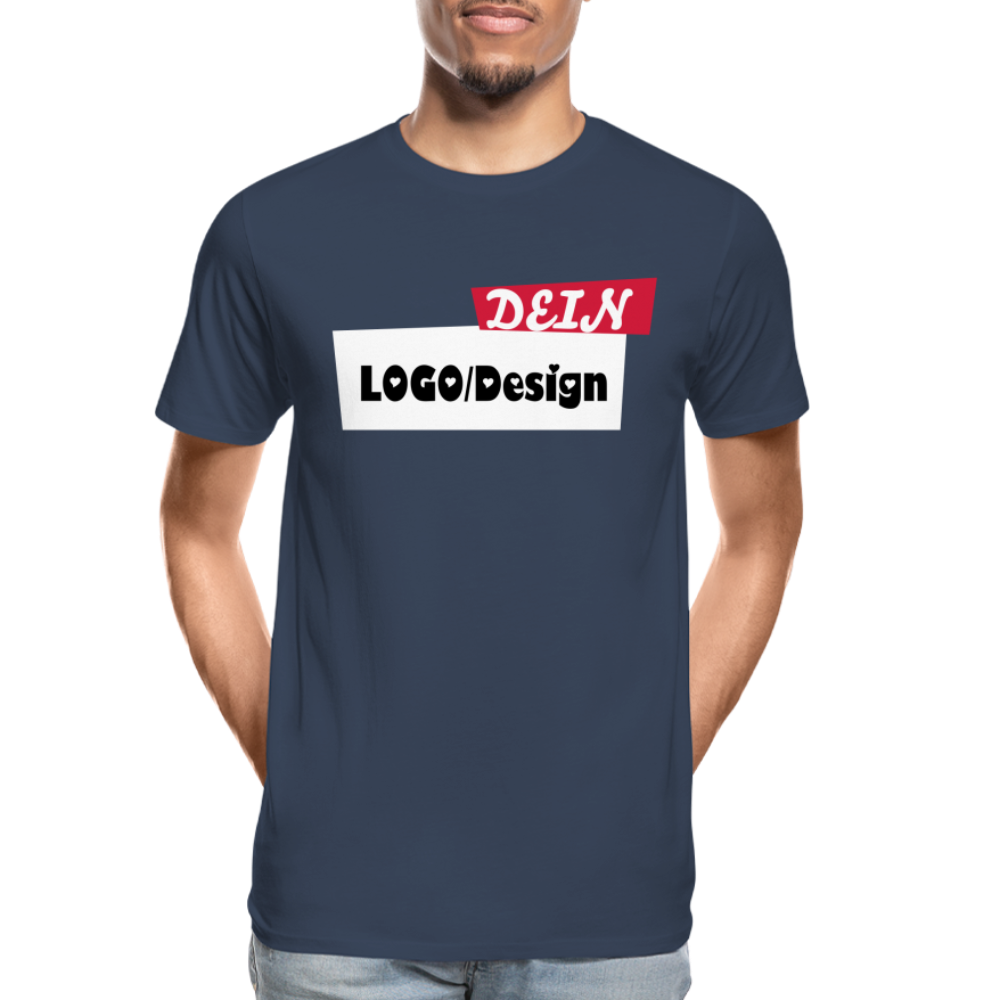 Männer Premium Bio T-Shirt - yours - Navy