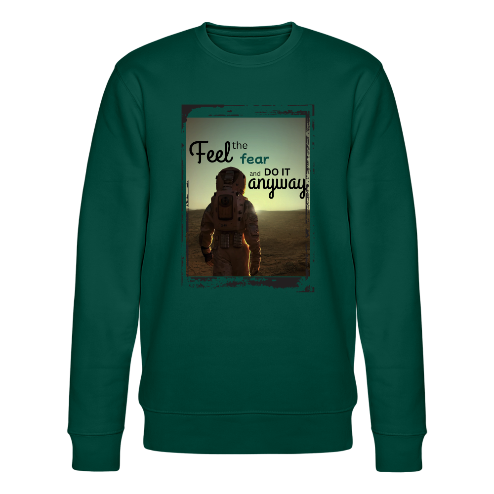 Stanley/Stella Unisex Bio-Sweatshirt CHANGER - Feel the fear - Forest