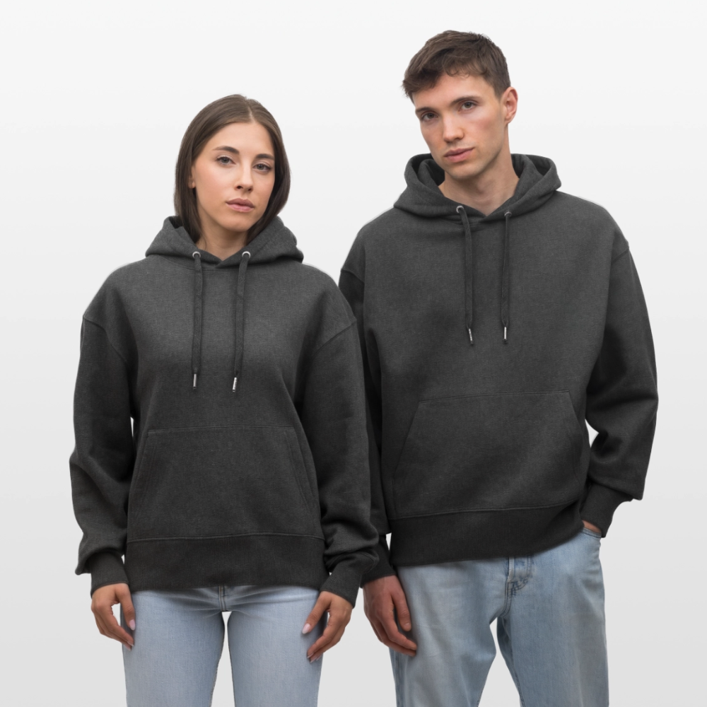 Stanley/Stella Unisex Relaxed Fit Bio-Hoodie SLAMMER - Kenshin - Dunkelgrau meliert