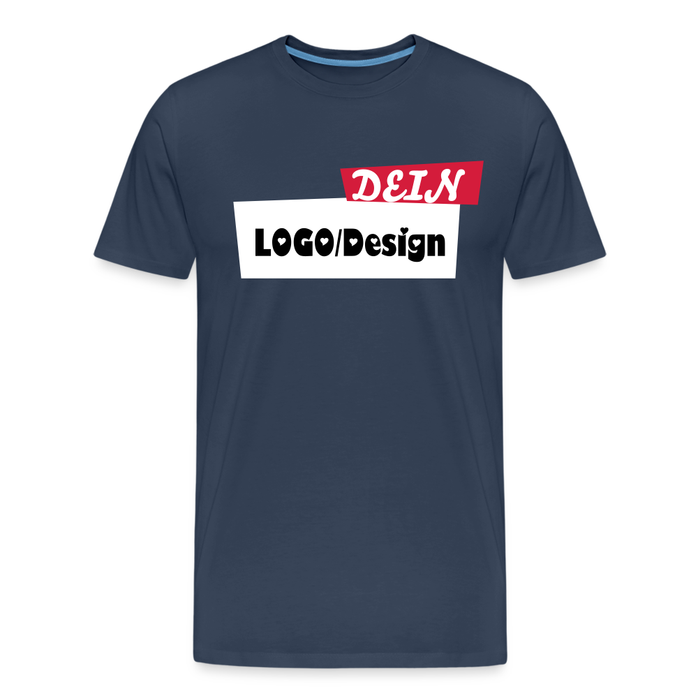 Männer Premium Bio T-Shirt - yours - Navy