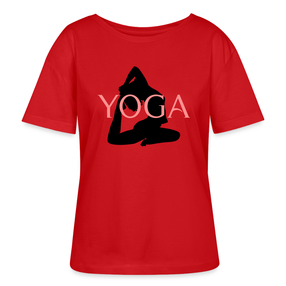 Stanley/Stella Relaxed Rundhals Frauen Bio-T-Shirt SERENA - Yoga - Rot