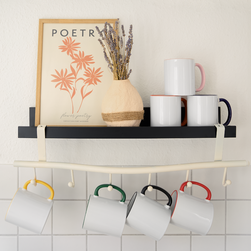 Tasse zweifarbig - How to be a Payroll Person - Weiß/Orange