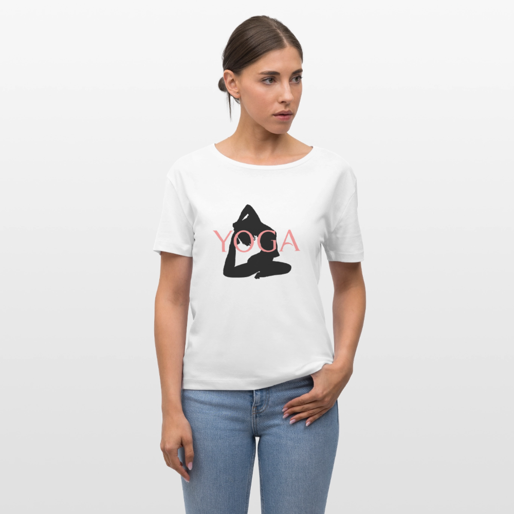 Stanley/Stella Relaxed Rundhals Frauen Bio-T-Shirt SERENA - Yoga - Weiß