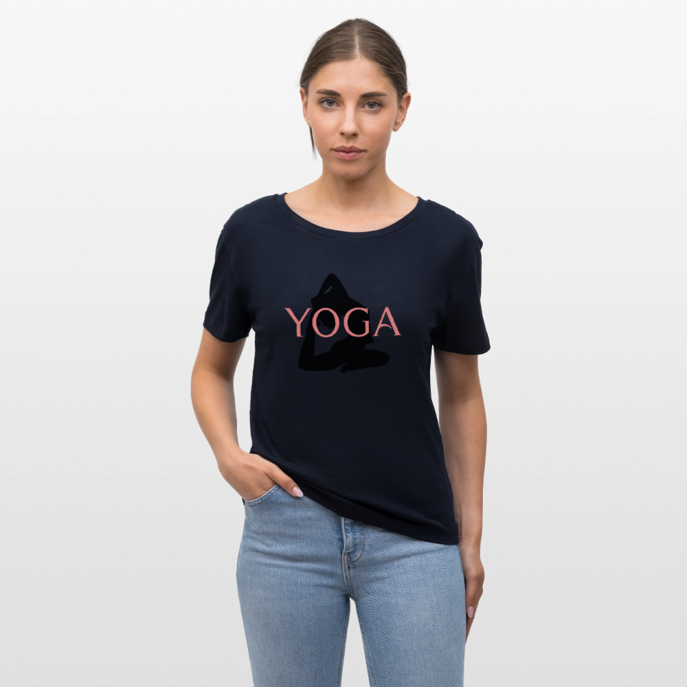 Stanley/Stella Relaxed Rundhals Frauen Bio-T-Shirt SERENA - Yoga - Navy