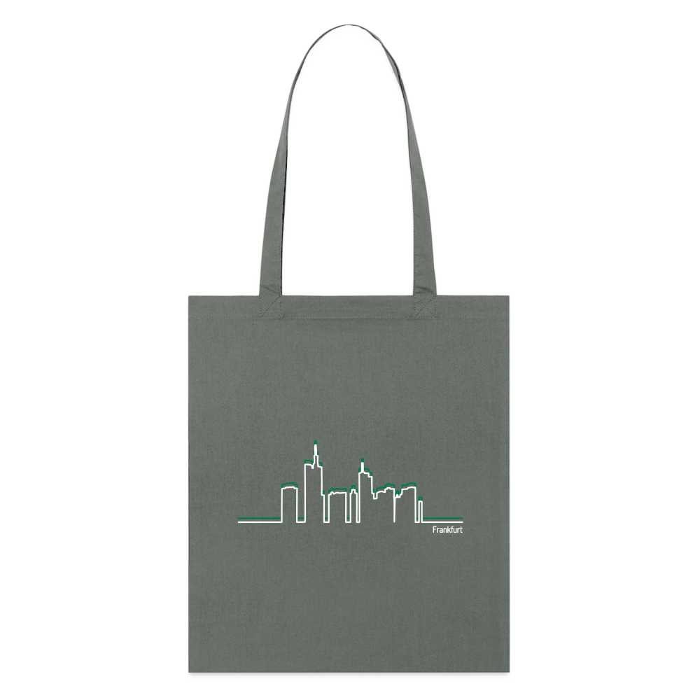Stanley/Stella Bio-Stoffbeutel - Frankfurt Skyline - Anthrazit