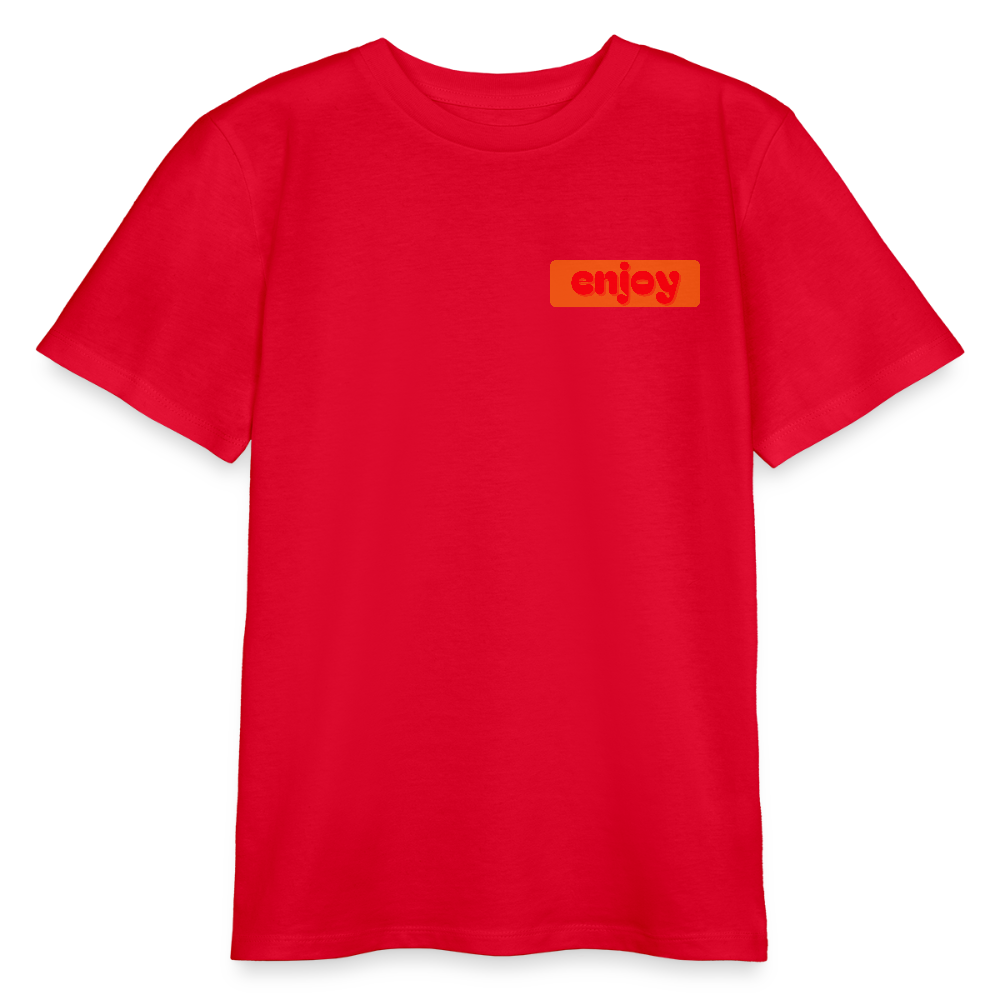 Stanley/Stella Bio Teenager T-Shirt MINI CREATOR - enjoy - Rot