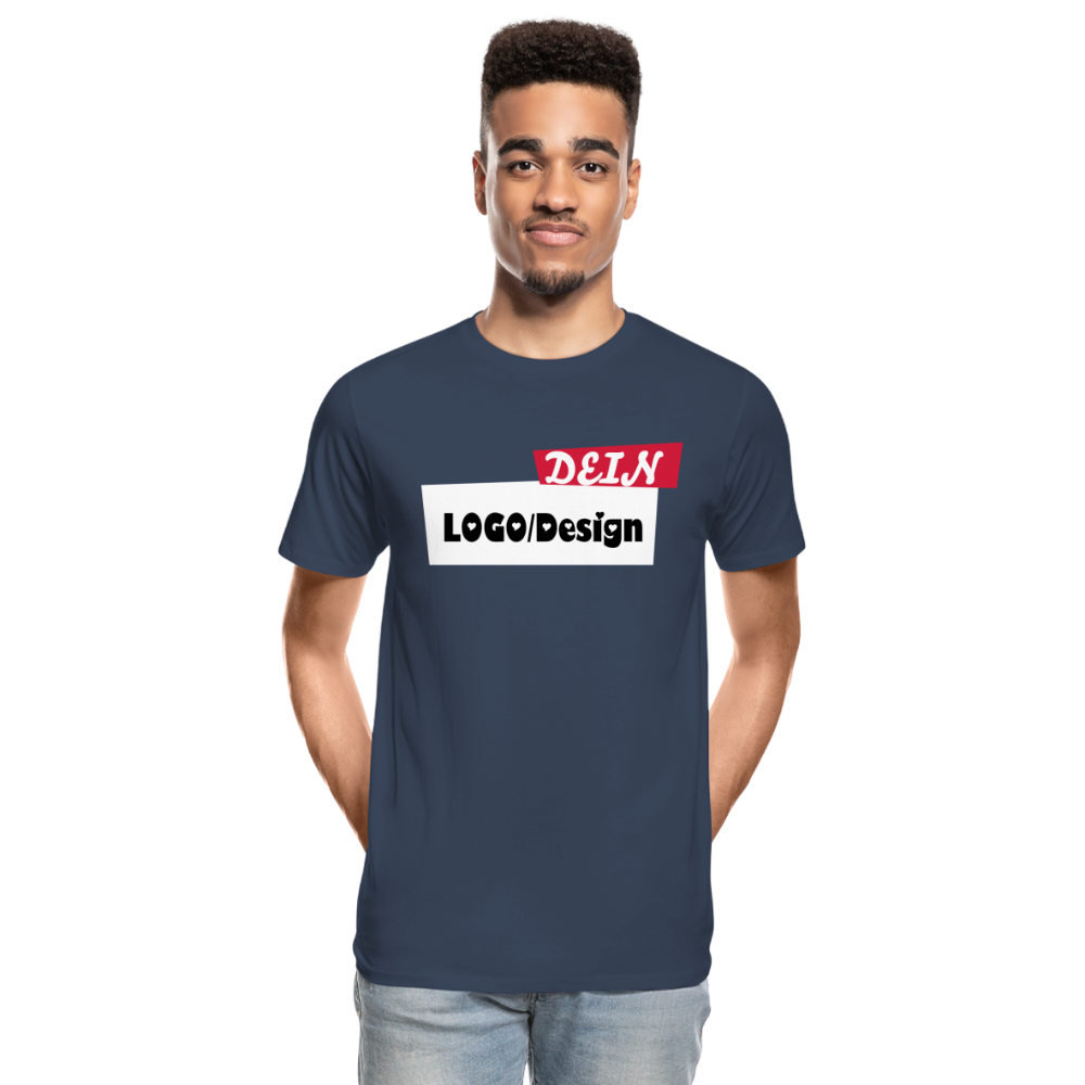 Männer Premium Bio T-Shirt - yours - Navy