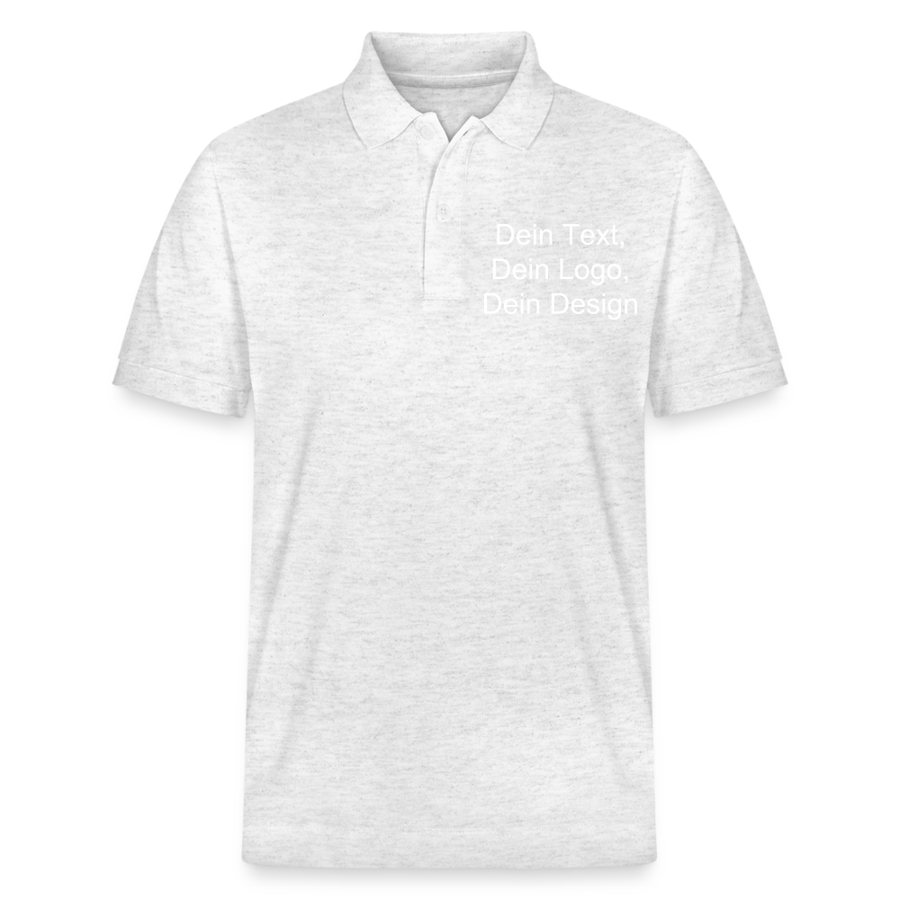 Stanley/Stella Unisex Bio-Poloshirt PREPSTER - Weiß meliert