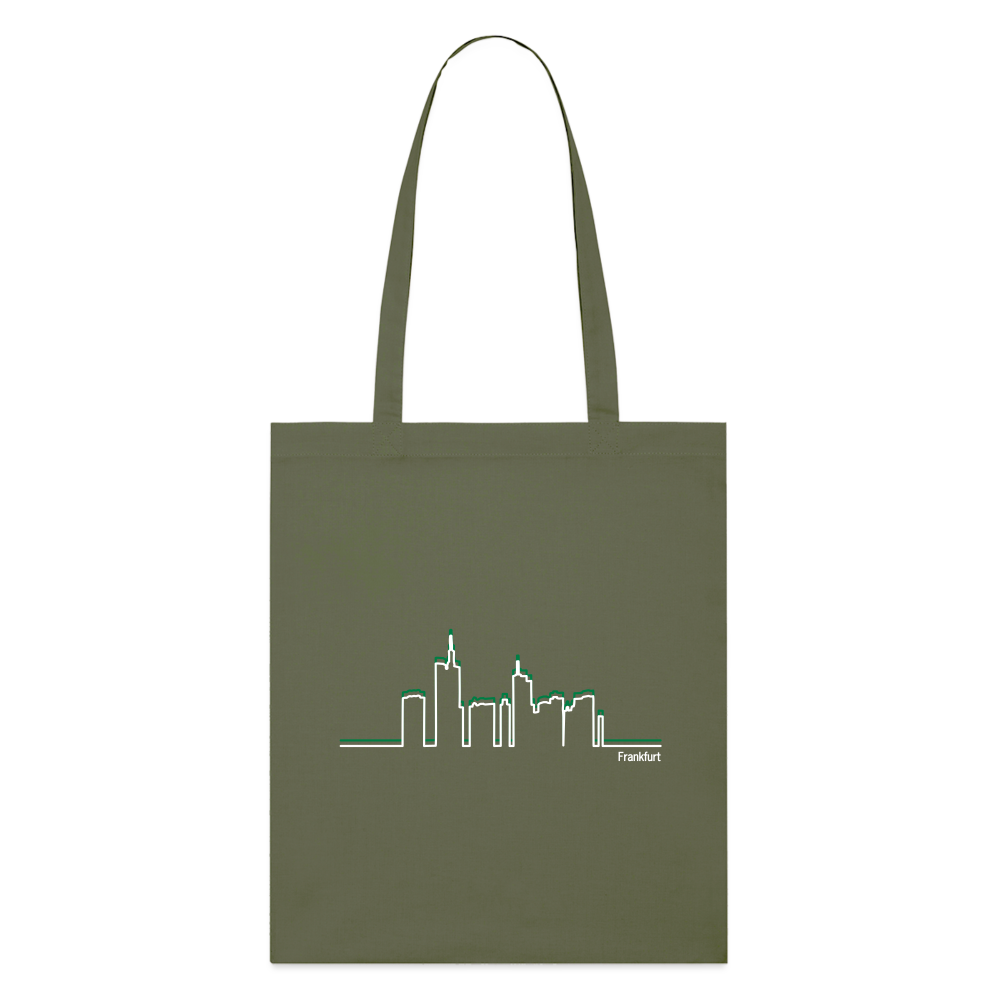 Stanley/Stella Bio-Stoffbeutel - Frankfurt Skyline - Khaki