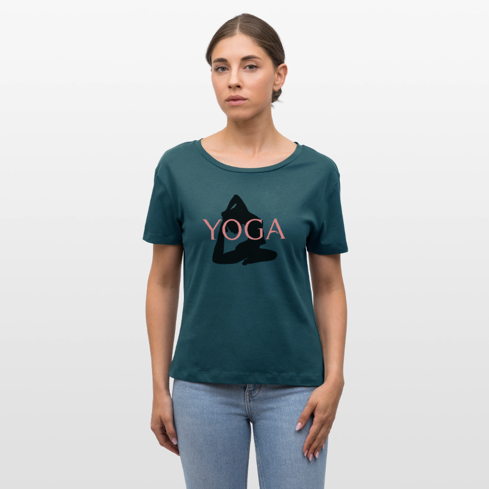 Stanley/Stella Relaxed Rundhals Frauen Bio-T-Shirt SERENA - Yoga - Dunkles Petrol