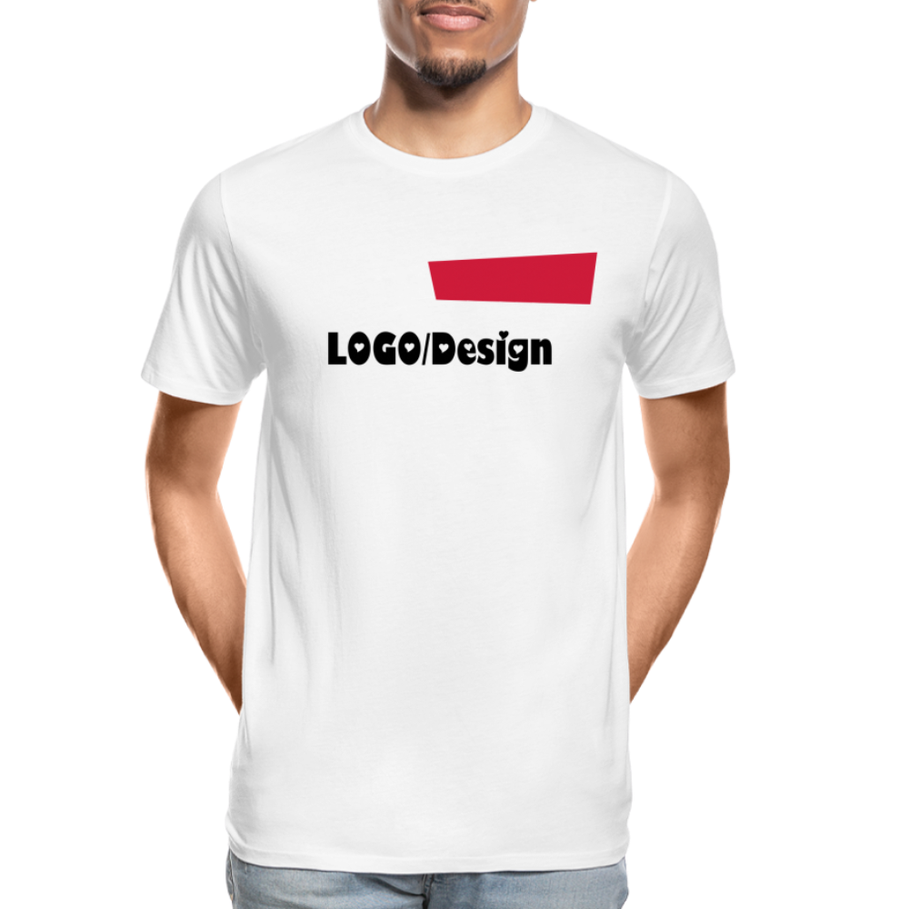 Männer Premium Bio T-Shirt - yours - Weiß