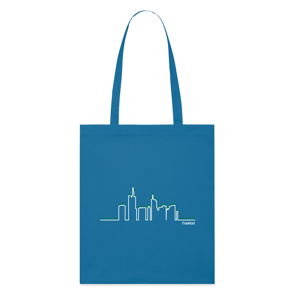 Stanley/Stella Bio-Stoffbeutel - Frankfurt Skyline - Königsblau