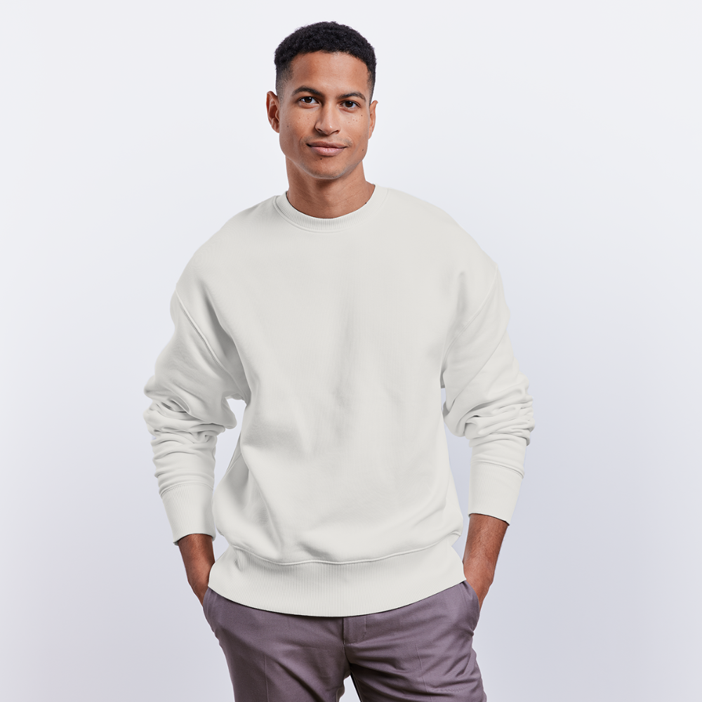 Stanley/Stella Unisex Oversize Bio Pullover RADDER - Der Papa - OFF WHITE