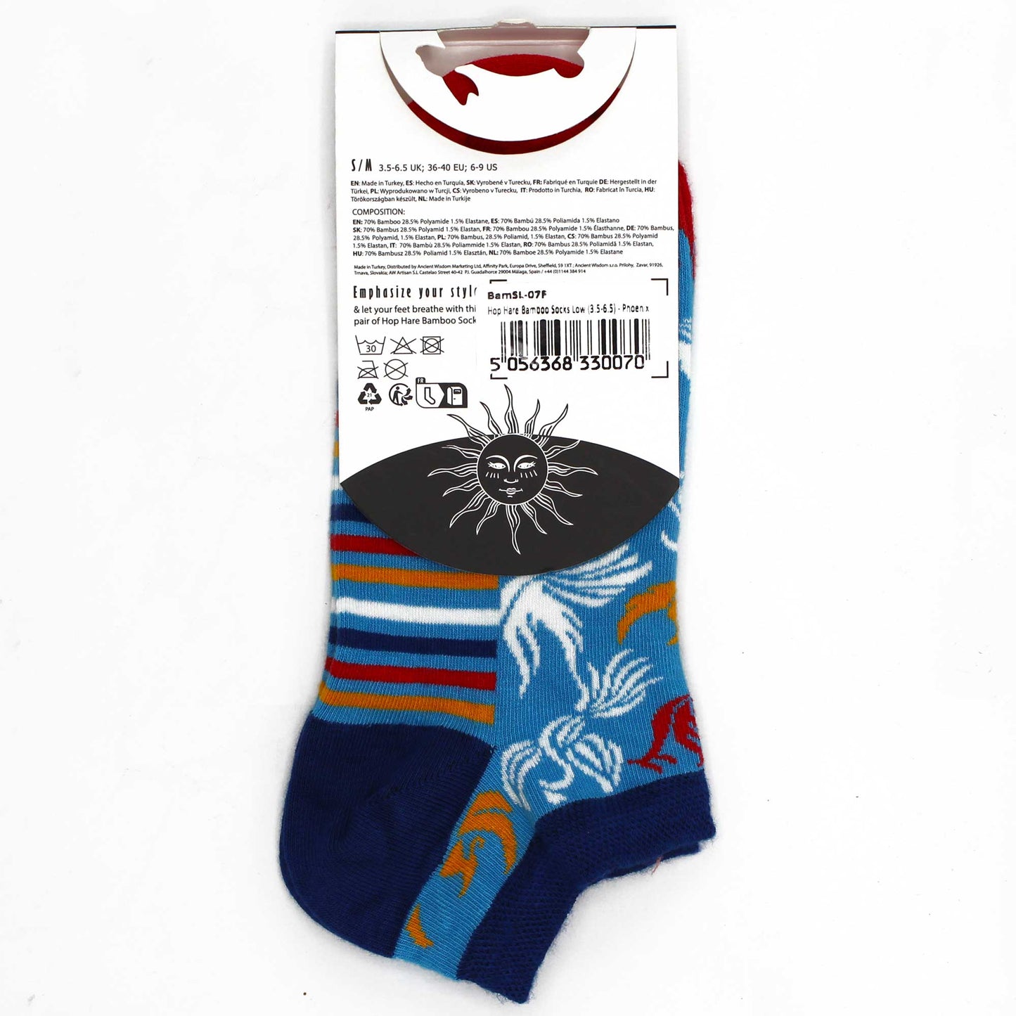 Hop Hare Bamboo Socks Low - Phoenix