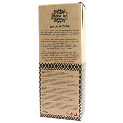 Lemon Verbena Essential Oil Reed Diffuser – Aromatische Magie für Ihr Zuhause - 200ml
