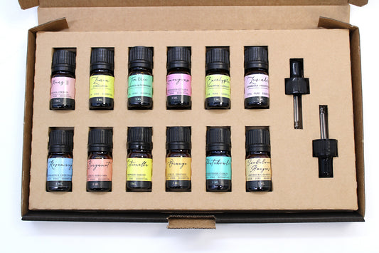 Aromatherapy Essential Oil Set - Ätherische Öle - Die Top 12
