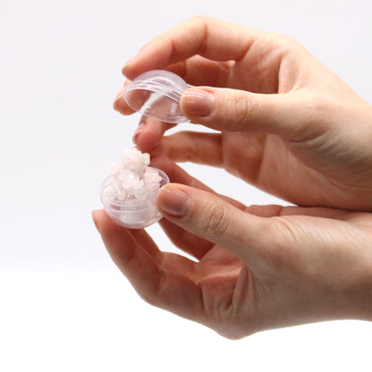 Rose Quartz Gem Bracelet Bath Bomb – Bergamotte mit Meersalz