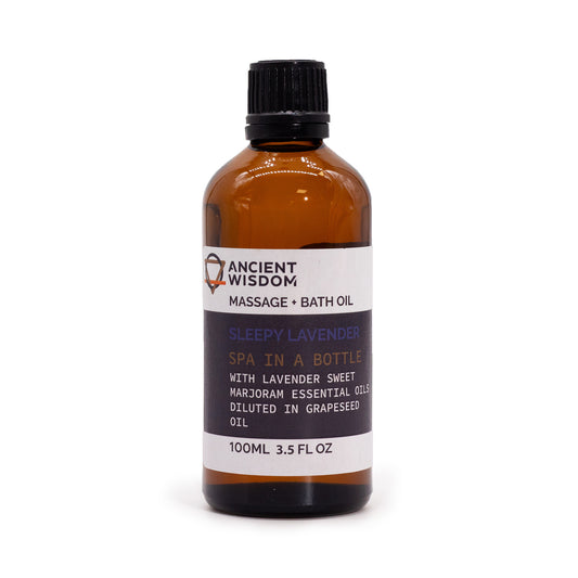 Sleepy Lavender Massage Oil - Massageöl – Dein Schlüssel zu erholsamer Entspannung - 100ml